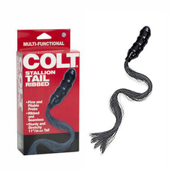 Colita Colt Stallion Tail Ribbed Cake Sex Shop Juguetes Sexuales para Adultos