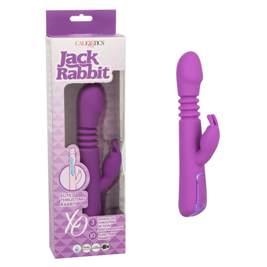 Vibrador Jack Rabbit Elite Thrusting Rabbit Calexotics Vibradores Juguete Sexuales Sex Shop Tienda para Adultos