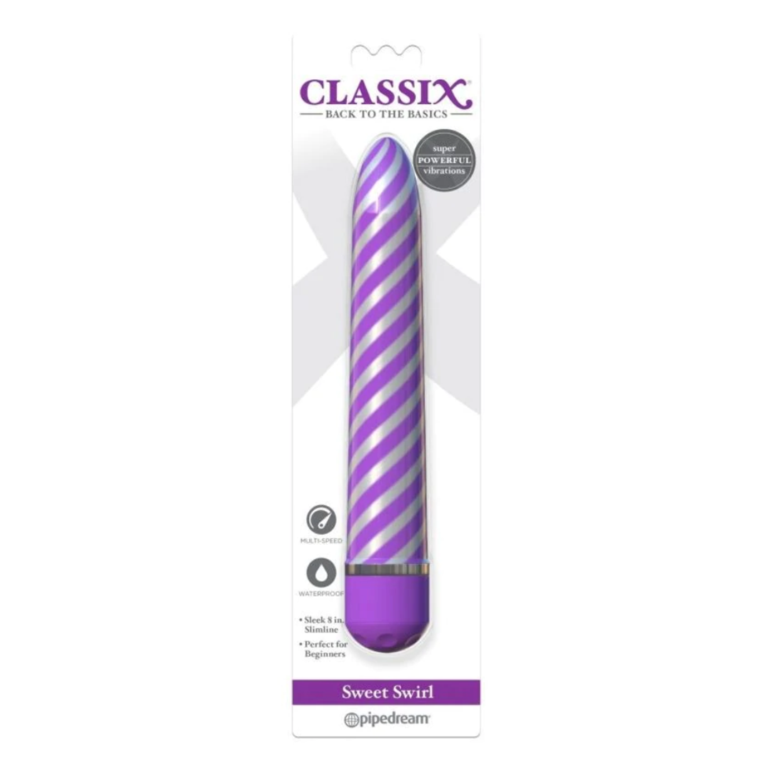Vibrador sexual Sweet Swirl Vibrator Purple Cake Sex Shop Juguetes Sexuales para Adultos