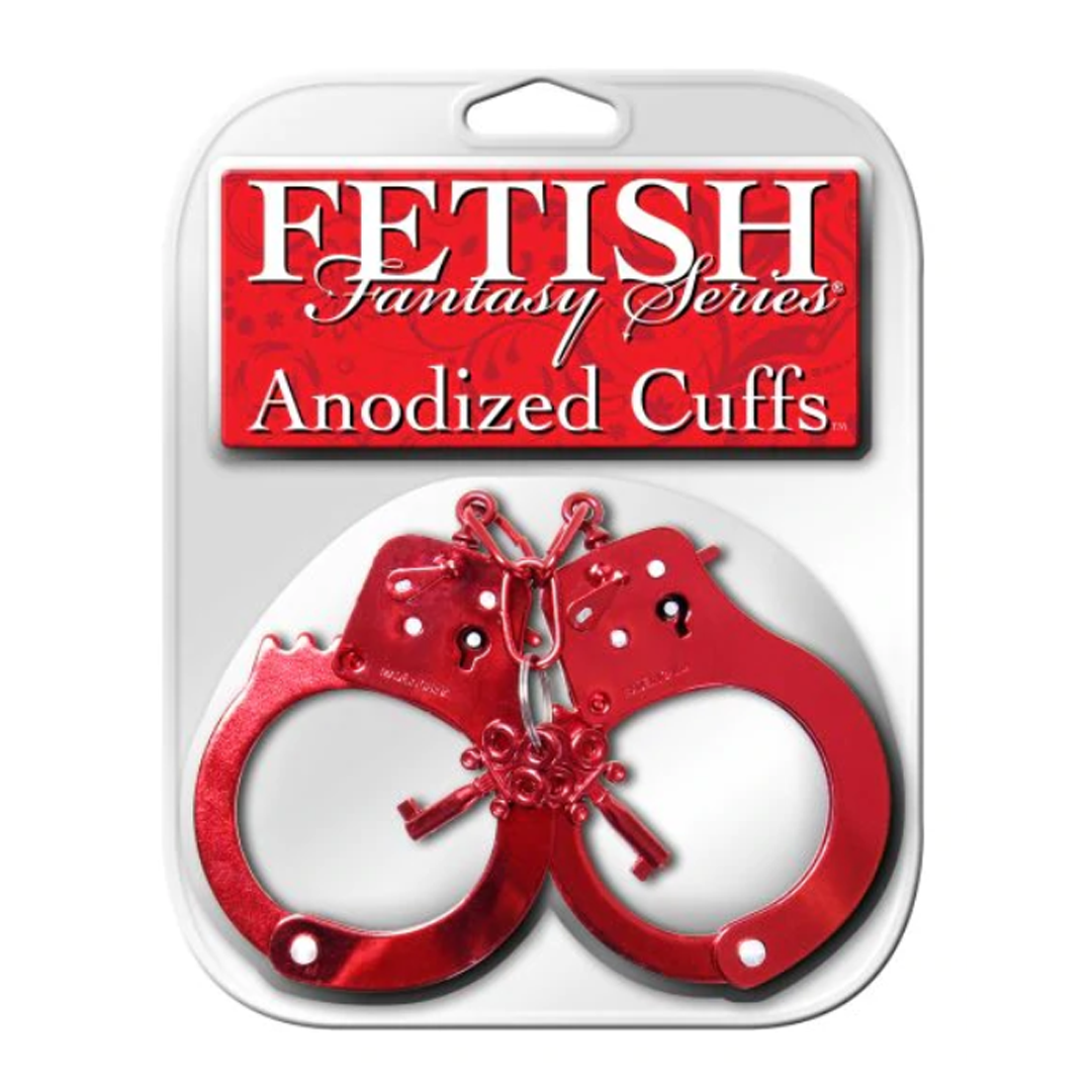 Esposas Anodized Cuffs Red - Fetish Fantasy Series Cake Sex Shop Juguetes Sexuales para Adultos