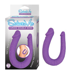 Dildo Doble Seduce Me Curved Double Dong-Purple - Cake Sex Shop