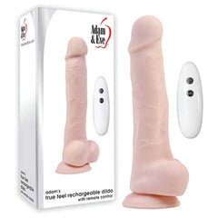 Dildo Adams True Feel 7" Rechargeable Dildo - Cake Sex Shop