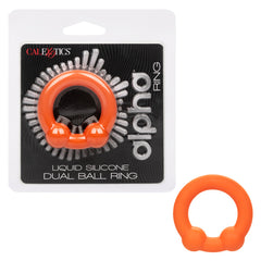 Anillo Alpha Liquid Silicone Dual Ball Ring Calexotics Anillos Juguete Sexuales Sex Shop Tienda para Adultos