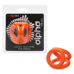 Anillo Alpha Liquid Silicone Tri-Ring - Cake Sex Shop