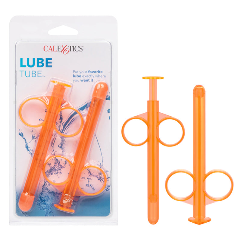 Dispensador Anal Lube Tube - Orange - Cake Sex Shop