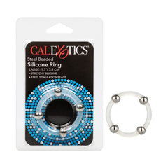 Anillo Steel Beaded Silicone Ring - Large - Cake Sex Shop