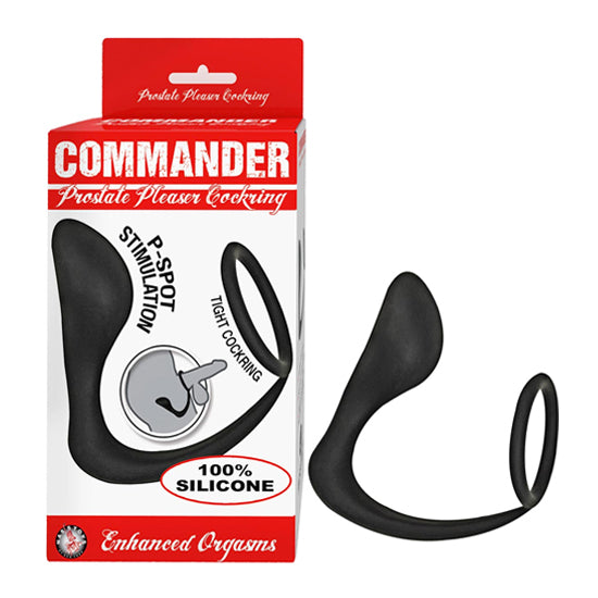 Anillo para Pene Commander Prostate Pleaser Cockring - Cake Sex Shop