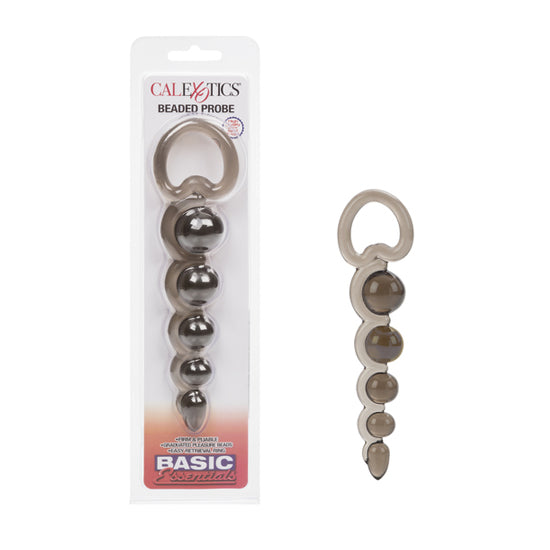 Perlas Basic Essentials Beaded Probe - Smoke - Cake Sex Shop