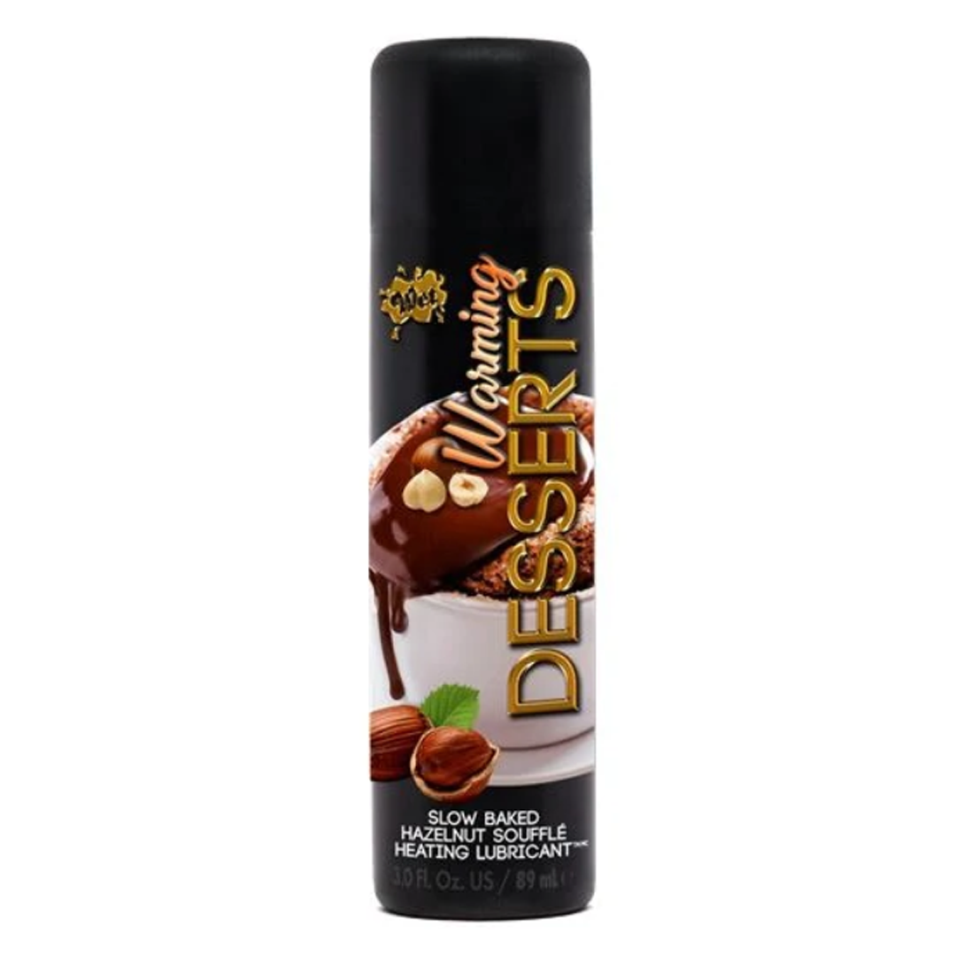 Lubricante Wet Warming Desserts Slow Baked Hazelnut Souffle 3 Oz - Cake Sex Shop
