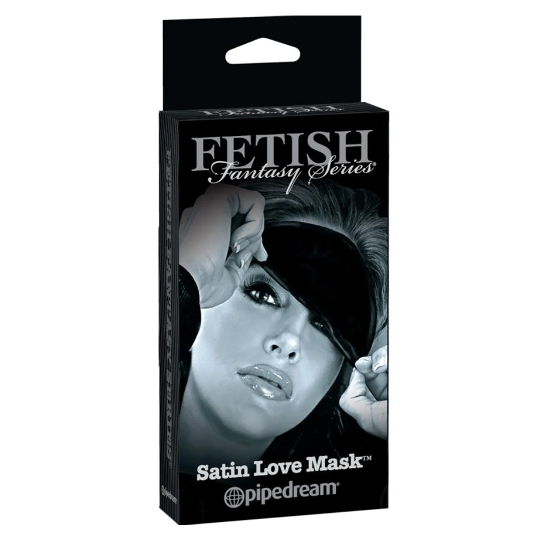 Fetish Fantasy Series Limited Edition Satin Love Mask-Black - Cake Sex Shop