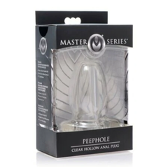 Plug Master Series Peephole Clear Hollow Anal Plug - Cake Sex Shop 2
