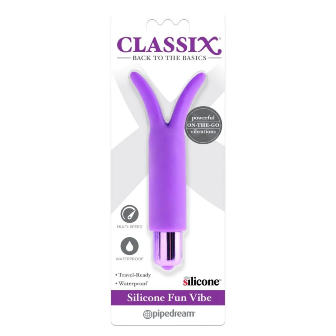 Vibrador Classix Silicone Fun Vibe - Purple - Cake Sex Shop