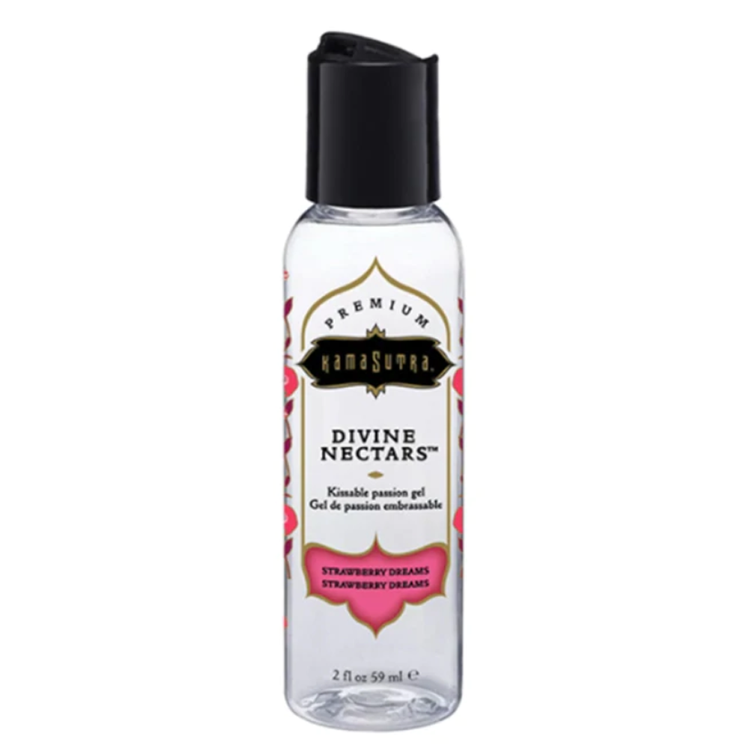 Lubricante  Divine Nectar Strawberry 2oz Kamasutra Aceites y Lubricantes Juguetes Sexuales Sex Shop Tienda para Adultos