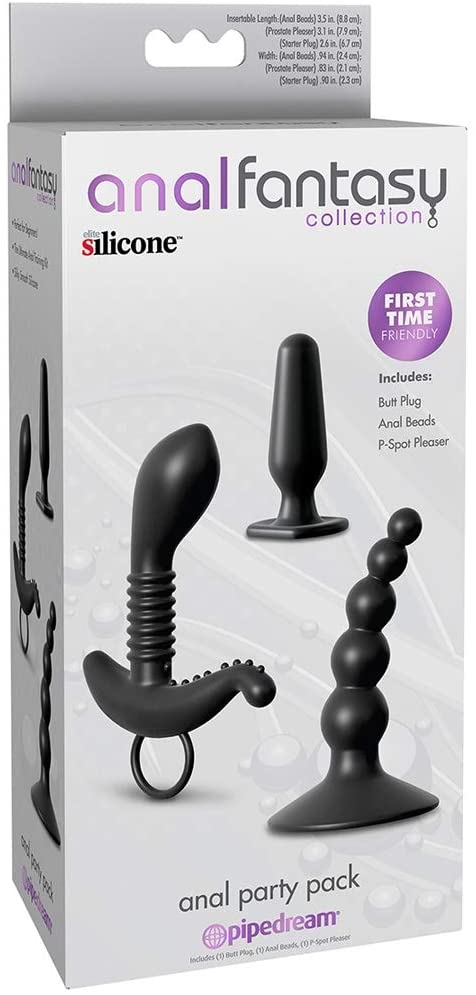 Set Anal Fantasy Collection Anal Party Pack – Black - Cake Sex Shop