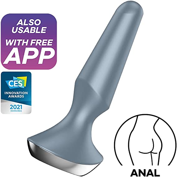 Plug Satisfyer Plug-ilicious 2 - Ice Blue Satisfyer Juguetes Anales Juguete Sexuales Sex Shop Tienda para Adultos