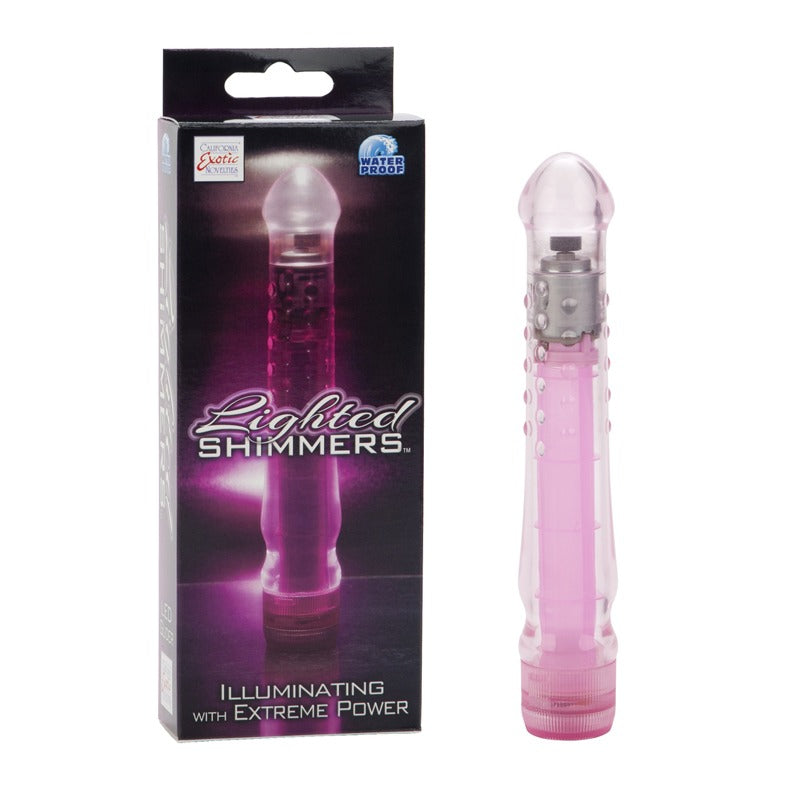 Vibrador Lighted Shim Led Glider - Pink Calexotics Vibradores Juguete Sexuales Sex Shop Tienda para Adultos