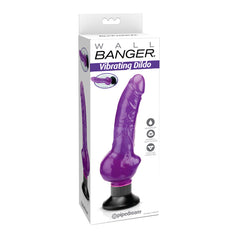 Dildo Wall Banger Vibrating Dildo – Purple - Cake Sex Shop