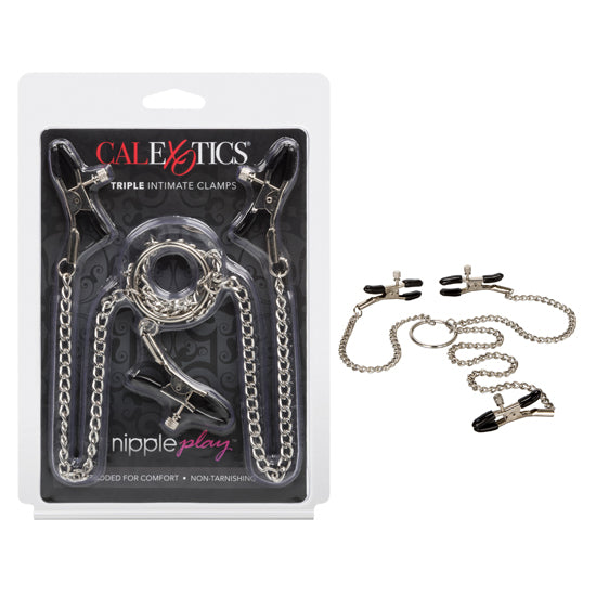 Pezonera Nipple Play Triple Intimate Clamps - Cake Sex Shop