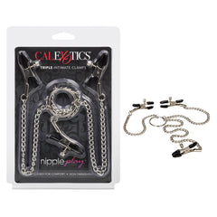 Pezonera Nipple Play Triple Intimate Clamps - Cake Sex Shop