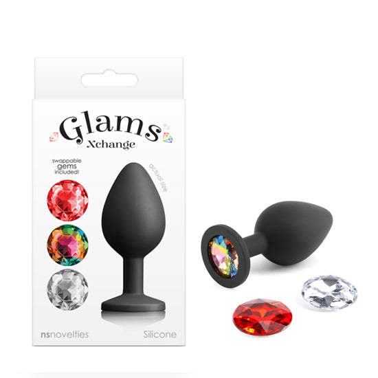 Plug Anal Glams Xchange - Round - Medium - Cake Sex Shop