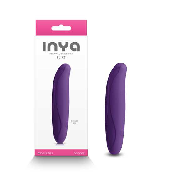 Vibrador sexual Inya-  Flirt - Dark Purple Cake Sex Shop Juguetes Sexuales para Adultos