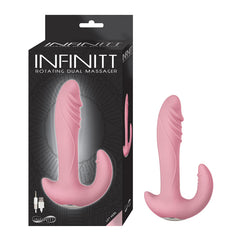 Vibrador Infinitt Rotating Dual Massager - Pink - Cake Sex Shop