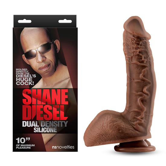 Dildo Consolador Shane Diesel - Dual Density Dildo Consolador 10" Cake Sex Shop Juguetes Sexuales para Adultos