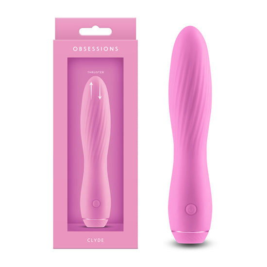 Vibrador Obsessions - Clyde - Light Pink - Cake Sex Shop