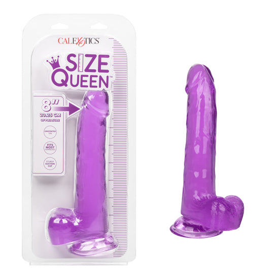 Dildo Size Queen 8"/20.25 Cm-Purple Calexotics Dildos Juguete Sexuales Sex Shop Tienda para Adultos