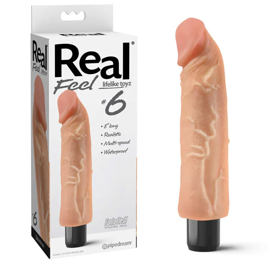 Dildo Real Feel No. 6 - 8" Light - Cake Sex Shop