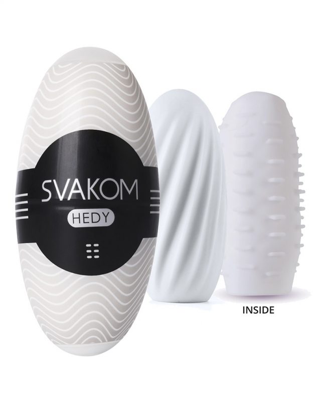 Huevo Masturbador Hedy Pale White - Cake Sex Shop