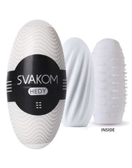 Huevo Masturbador Hedy Pale White - Cake Sex Shop