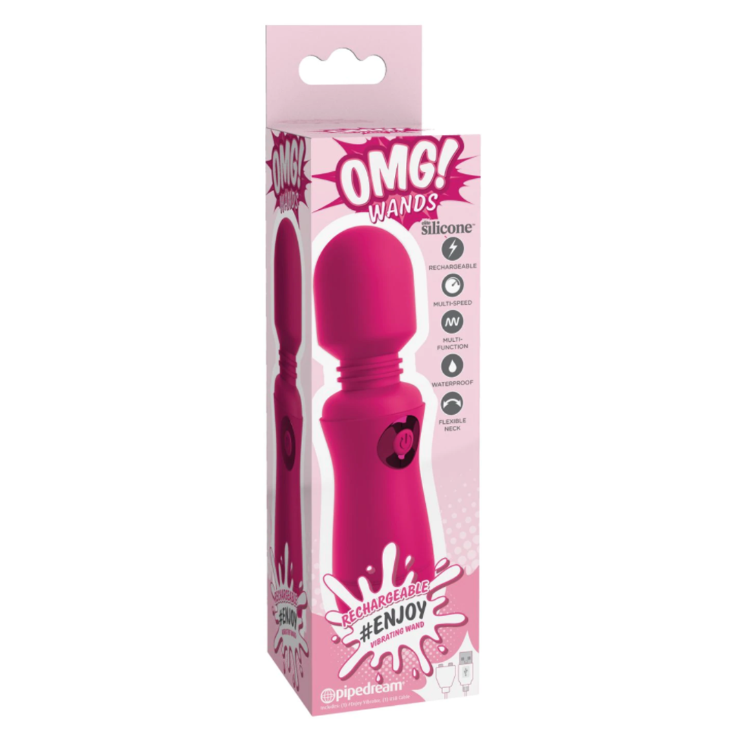 Vibrador Wands #Enjoy Fuchsia - Cake Sex Shop