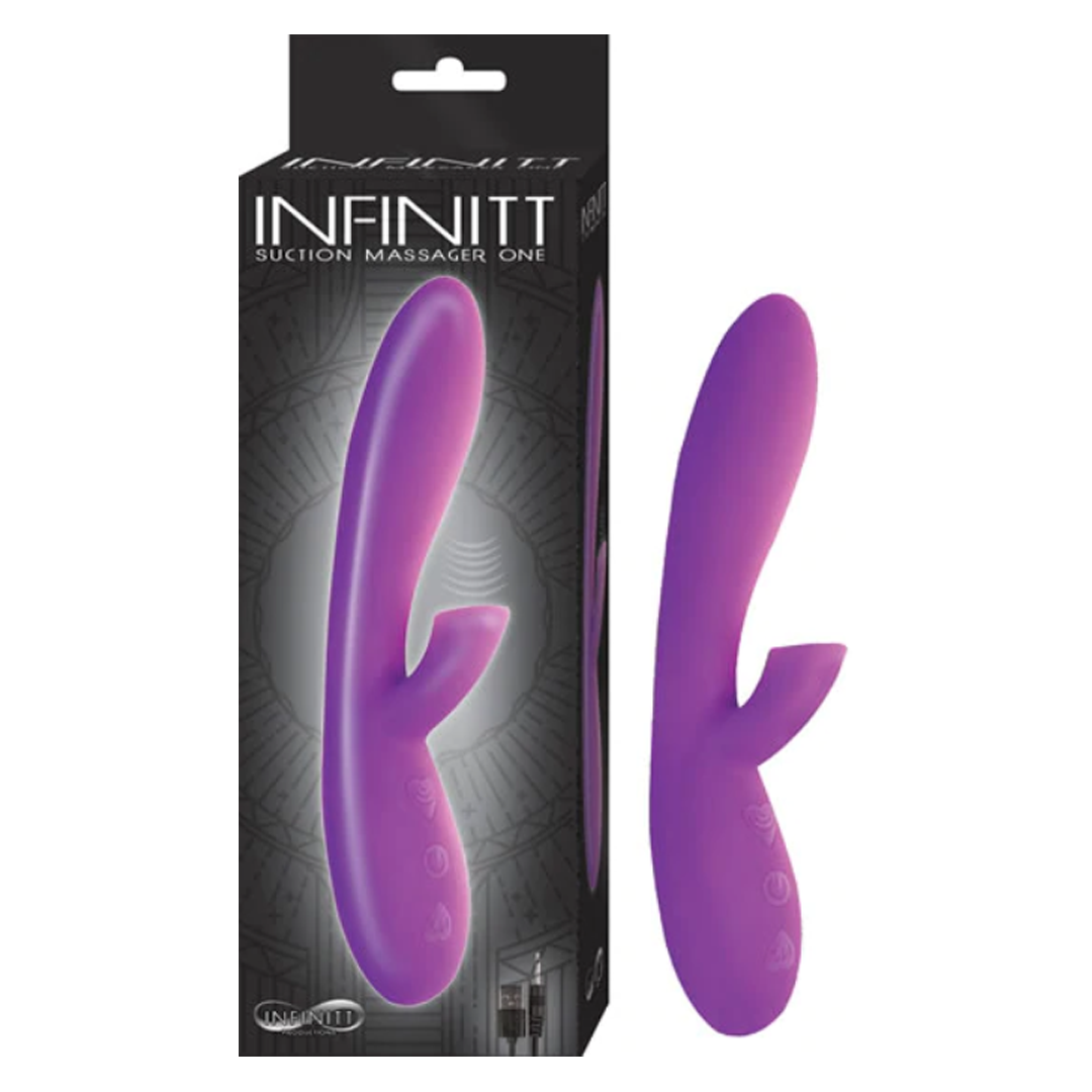Vibrador Infinitt Suction Massager One Purple