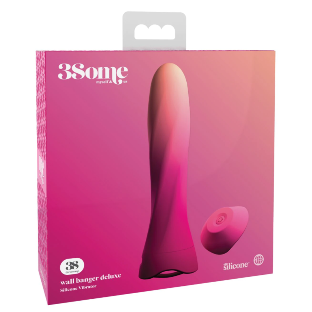 Dildo 3Some Wall Banger Deluxe – Pink Cake Sex Shop México
