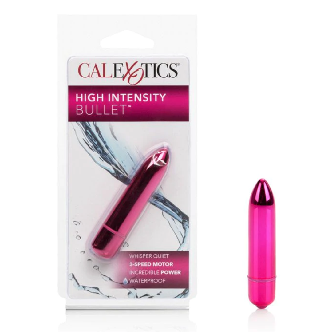 Vibrador High Intensity Bullet Pink Calexotics Vibradores Juguetes Sexuales Sex Shop Tienda para Adultos