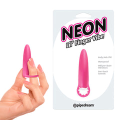 Dedal Neon Lil’ Finger Vibe – Pink - Cake Sex Shop