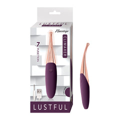Vibrador Lustful Climaxer Eggplant - Cake Sex Shop