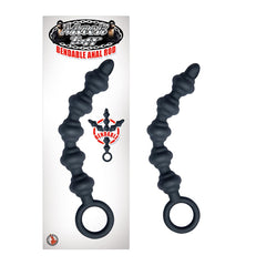 Perlas Mack Tuff Bendable Anal Rod-Black - Cake Sex Shop