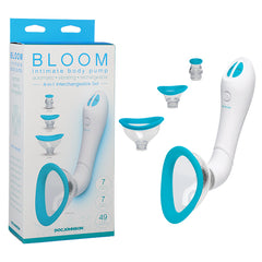 Bomba Bloom Intimate Body Pump Sky Blue-White - Cake Sex Shop