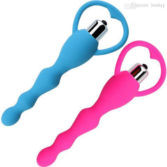 Vibrador Anal Pleasure Silicone Beads 1 Fc - Cake Sex Shop 2 3