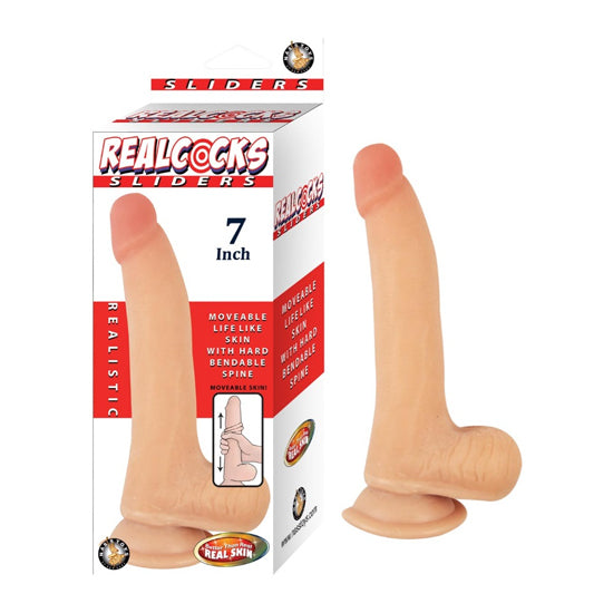 Dildo Realcocks Sliders 7" Uncircumcised