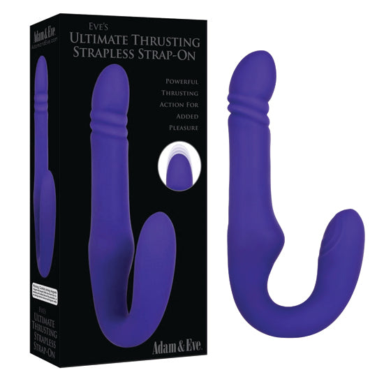 Vibrador sexual Eve's Ultimate Thrusting Strapless Strap-On Cake Sex Shop Juguetes Sexuales para Adultos
