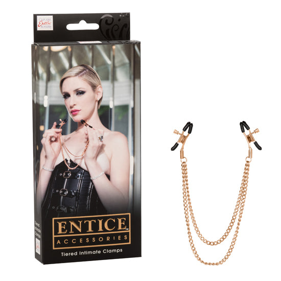 Pezonera Entice Tiered Initmate Clamps - Cake Sex Shop