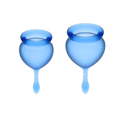 Satisfyer Feel Good Menstrual Cup-Dark Blue - Cake Sex Shop 2