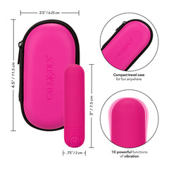 Vibrador Rechargeable Hideaway Bullet-Pink Calexotics Vibradores Juguete Sexuales Sex Shop Tienda para Adultos