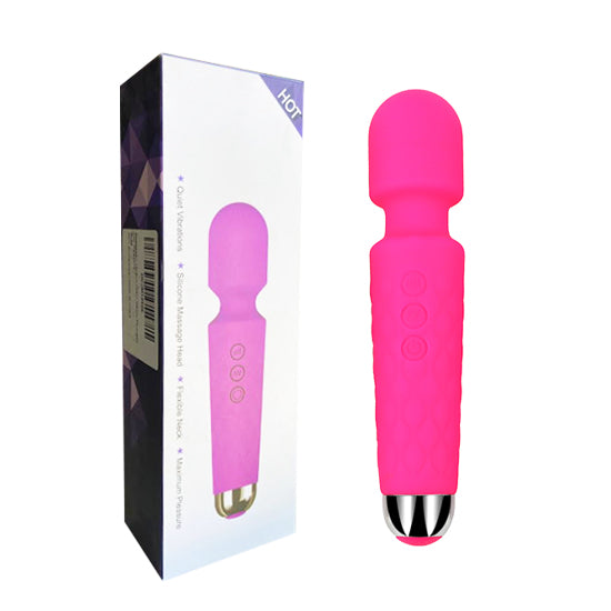 Masajeador Vibrador Recargable - Rosa - Cake Sex Shop