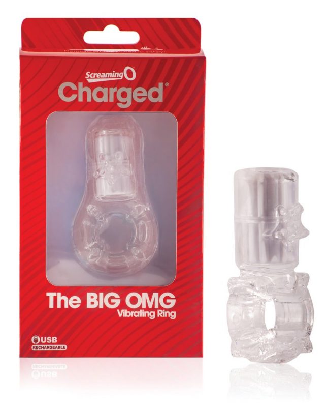 Anillo Big O Vertical Clear - Cake Sex Shop
