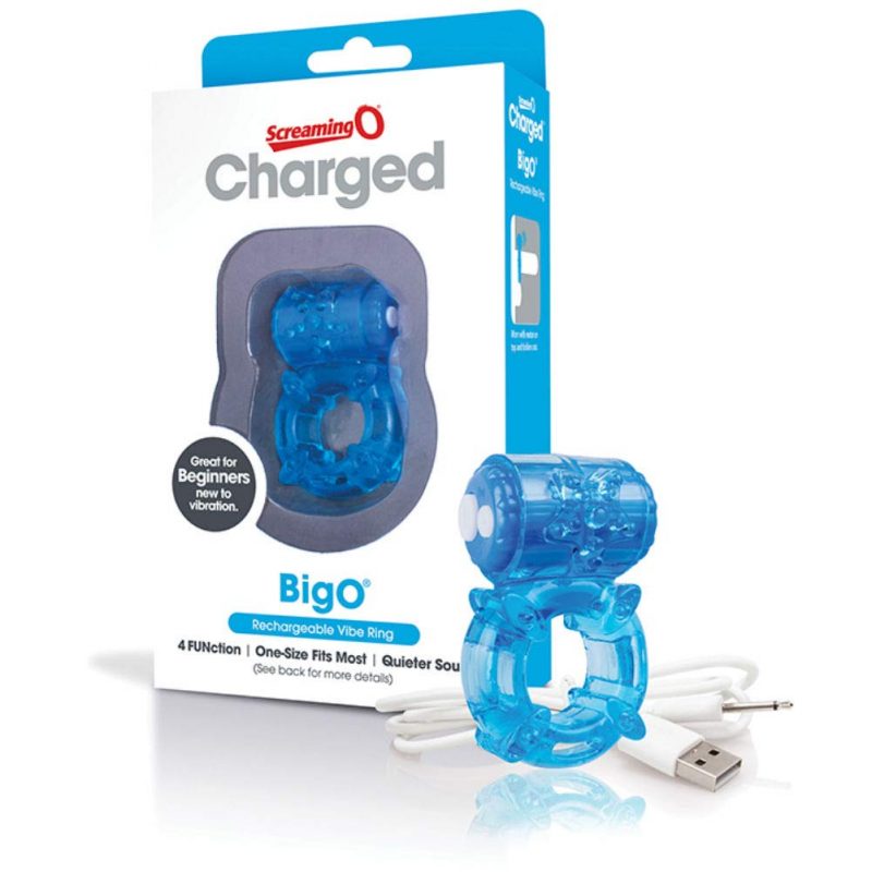 Anillo Charged Big O Blue - Cake Sex Shop
