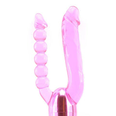 Vibrador Adam & Eve Dual Pleasure Vibe - Rosa - Vibradores KinkyToys Mx Cake Sex Shop México